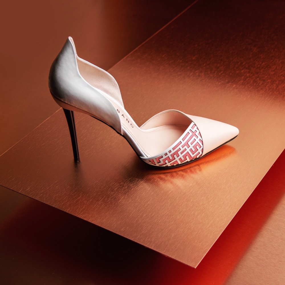 Designer luxury italian leather pumps